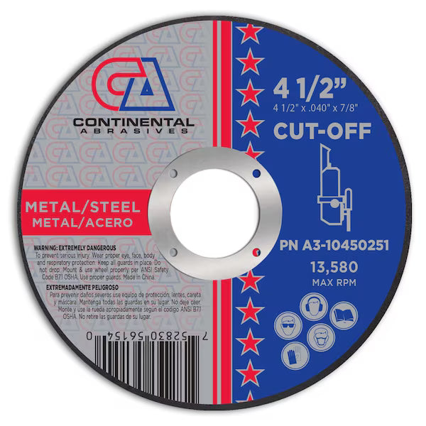 4-1/2" x .040" x 7/8" Signature T1 Premium Thin Cut-Off Wheel
