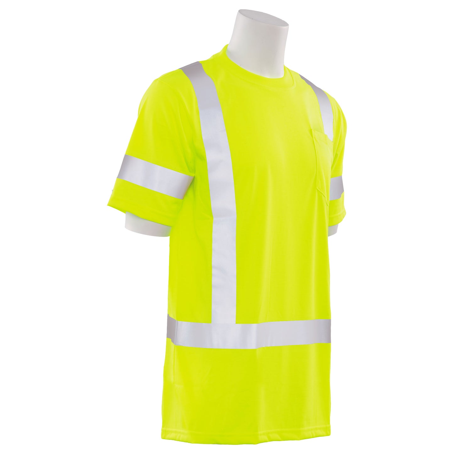 ERB by Delta Plus 9801S Type R Class 3 Short Sleeve Safety Shirt - Yellow/Lime