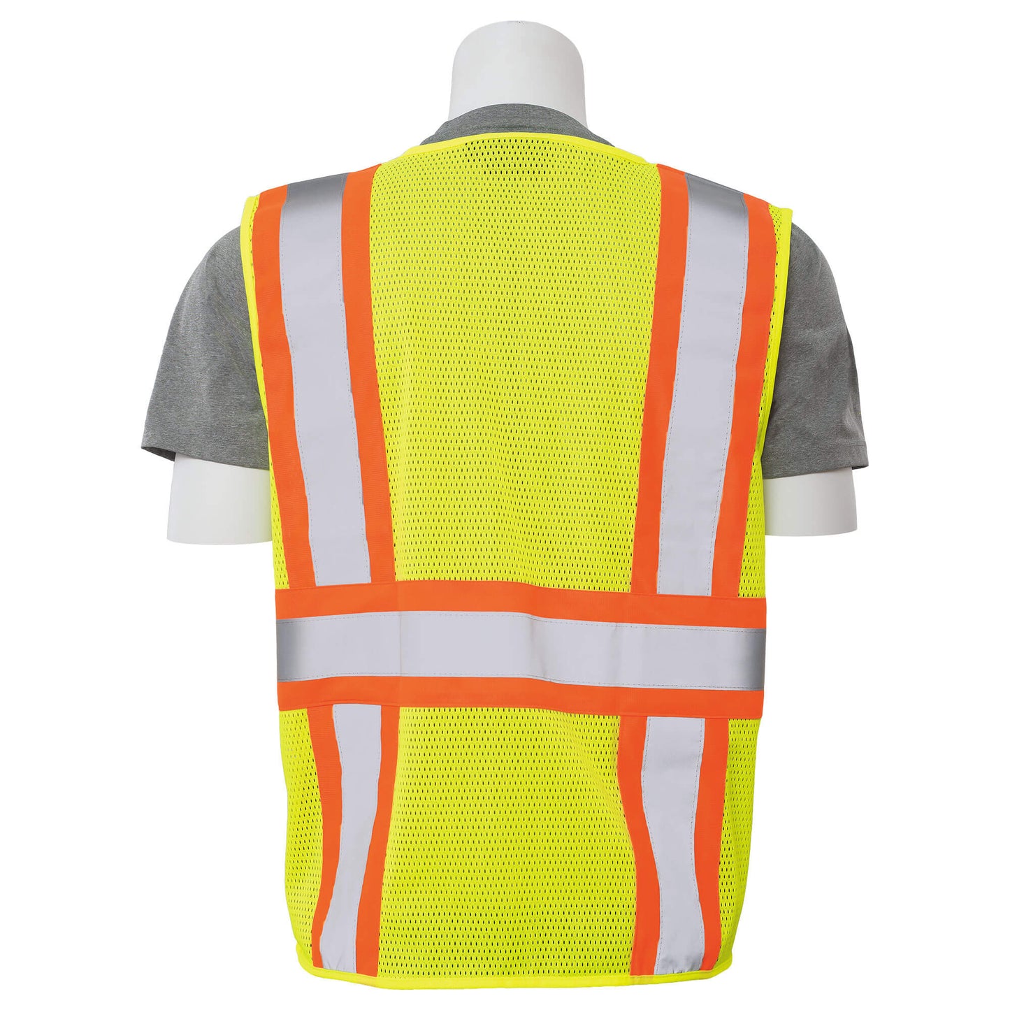 ERB by Delta Plus S382 Type R Class 2 Two-Tone Mesh Safety Vest - Yellow/Lime