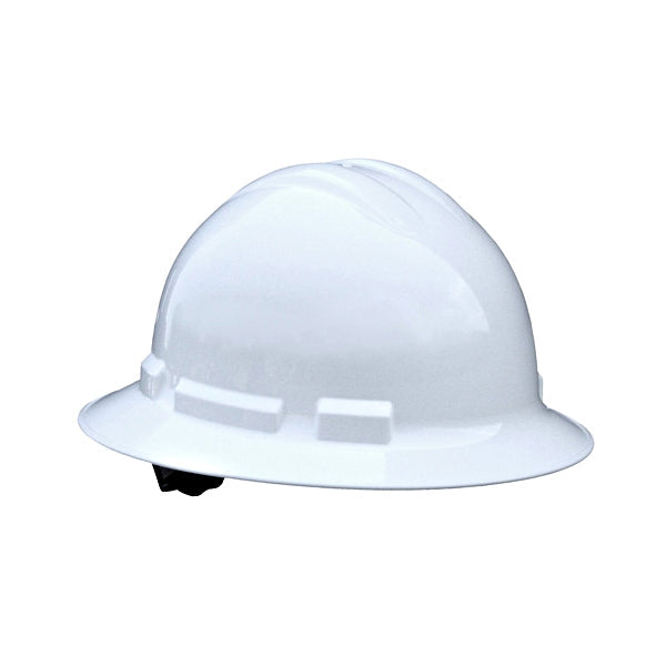 Radians Quartz QHR6 six-point ratchet full-brim hard hat, white