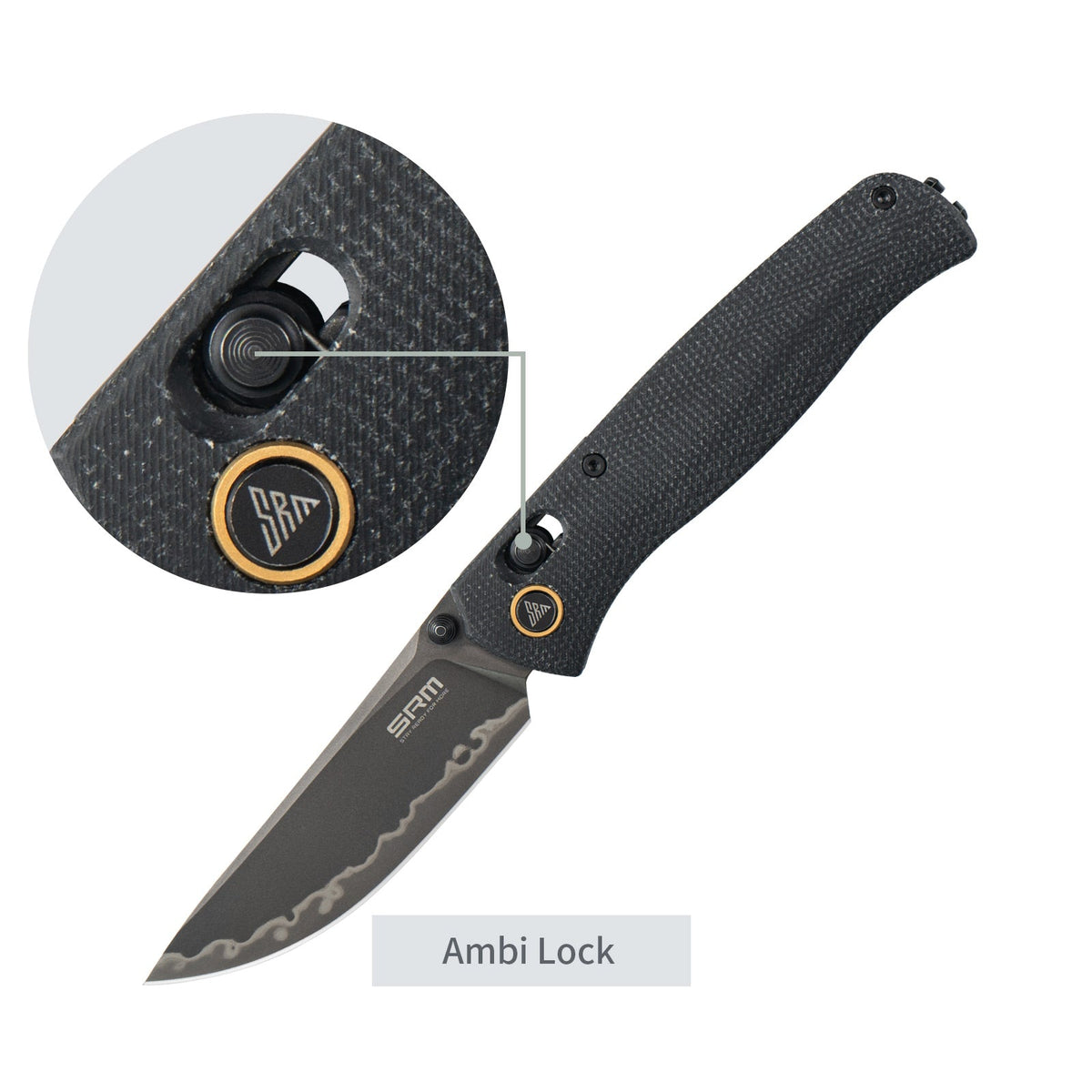 SRM Medal 255L-MB2 Ambi Lock detail