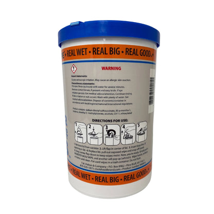 Mule Head Brand Monster Mule Wet and Gritty Wipes™ 10"x12" Heavy Duty Textured Cleaning Wipe, 72 Count