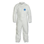 Tyvek® 400 Coveralls, Serged Seams, Collar, Elas Waist, Open Wrists/Ankles, Front Zip, Storm Flap, WH, X-Lg