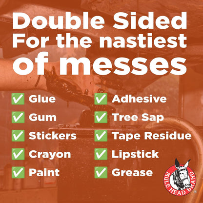 Mule Head Monster Mule Wipes – Double-Sided Wet & Gritty Heavy Duty Cleaning Wipes