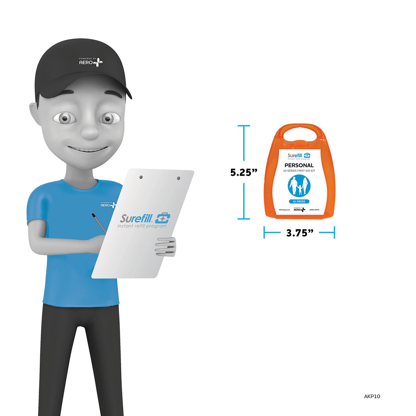 Surefill™ AKP01 Personal First Aid Kit #AKP01