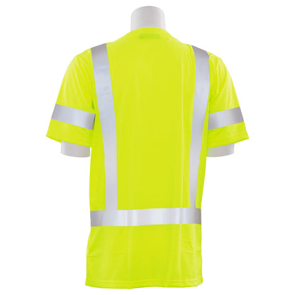 ERB by Delta Plus 9801S Type R Class 3 Short Sleeve Safety Shirt - Yellow/Lime