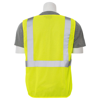 ERB by Delta Plus S362 Type R Class 2 Mesh Economy Safety Vest - Yellow/Lime