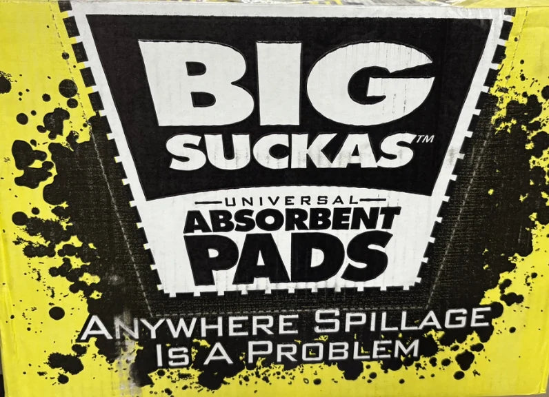 Mule Head 15" x 18" BIG Suckas™ Universal Absorbent Pads - 100-Count