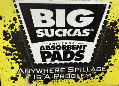 Mule Head 15" x 18" BIG Suckas™ Universal Absorbent Pads - 100-Count