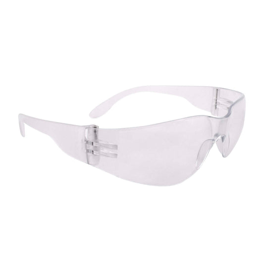 Radians® MR0111ID Mirage™ Frameless Safety Glasses, Clear Anti-Fog Lens, Clear Frame - Pkg Qty 12