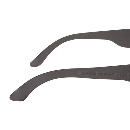 RADIANS Safety Glasses: Gray Lens, Frameless, Anti-Fog, Gray Frame, Mirage