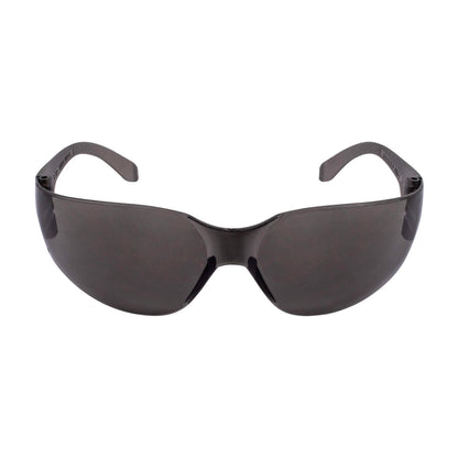 RADIANS Safety Glasses: Gray Lens, Frameless, Anti-Fog, Gray Frame, Mirage