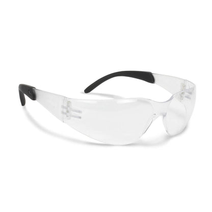 Radians MRR111ID Mirage RT Safety Glasses - Black Temple Tips - Clear Anti-Fog Lens