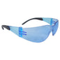 Radians MRR1B0ID Mirage Safety Glasses Light Blue Rubber Temple Pack of 12