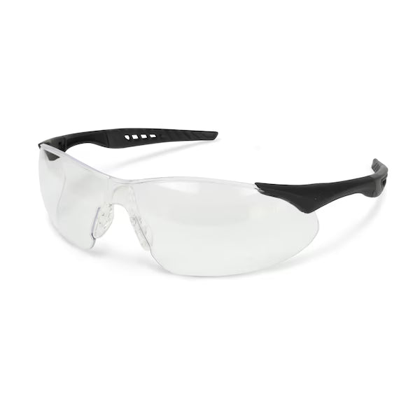 Radians RK1-11 Rock Safety Glasses - Black Frame - Clear Anti-Fog Lens