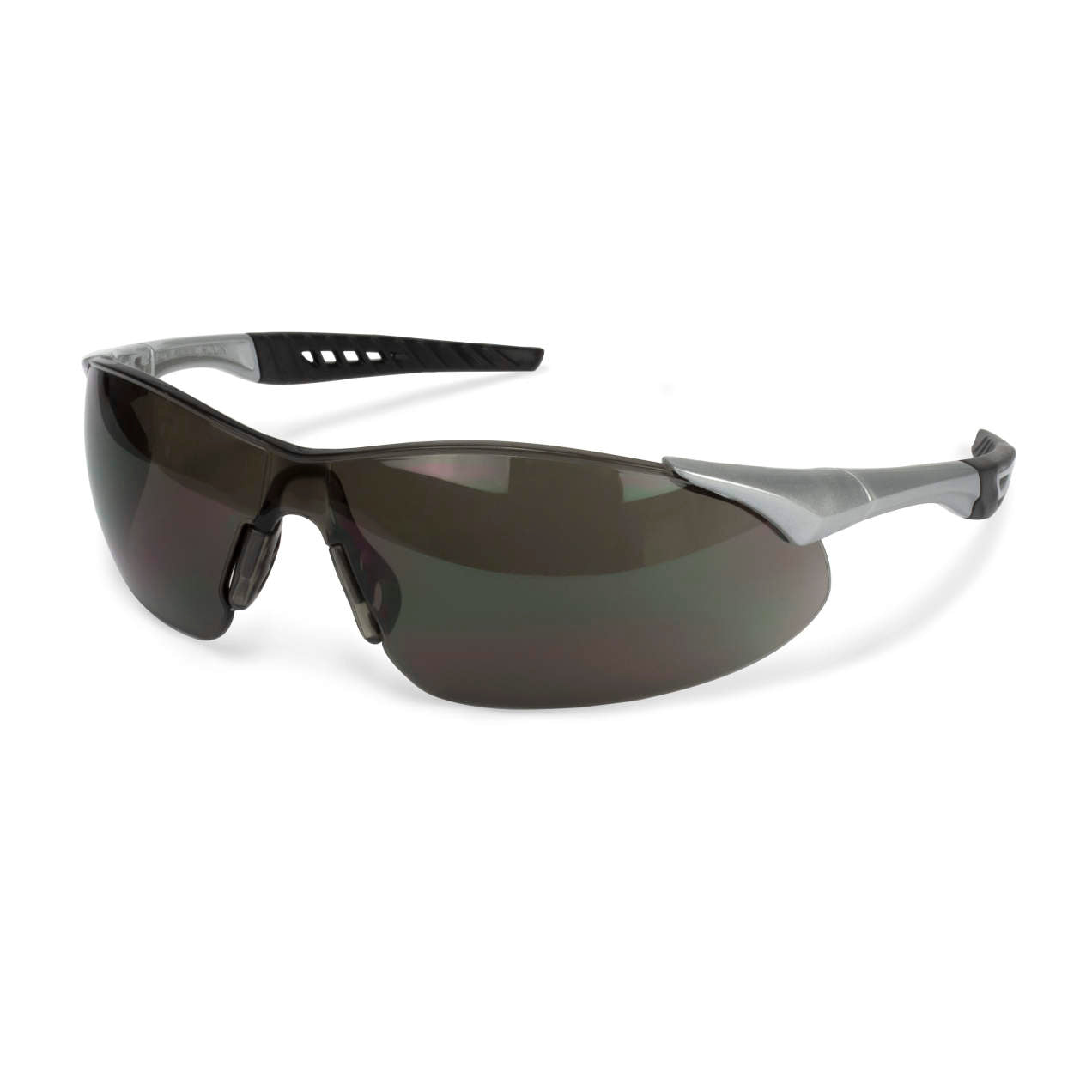 Radians RK6-21 Rock Safety Glasses, Silver Frame, Smoke Anti-Fog Lens Pack of 12