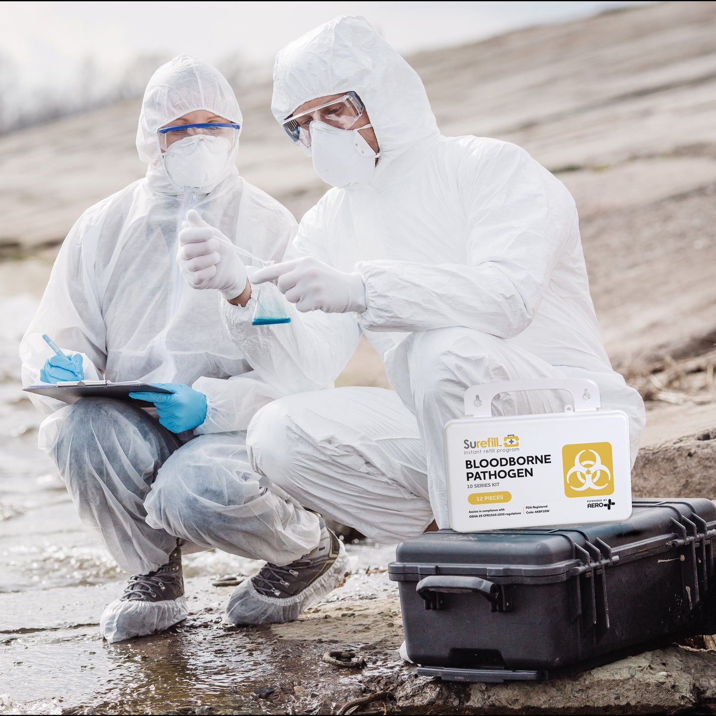 Surefill™ Bloodborne Pathogen 10 Series Kit OSHA compliant #AKBF10W