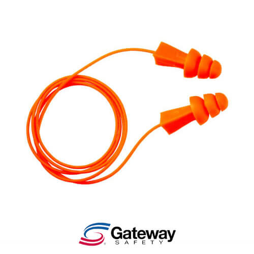 Gateway Safety Tri-Grip® Hearing Protection Box of 100 Corded