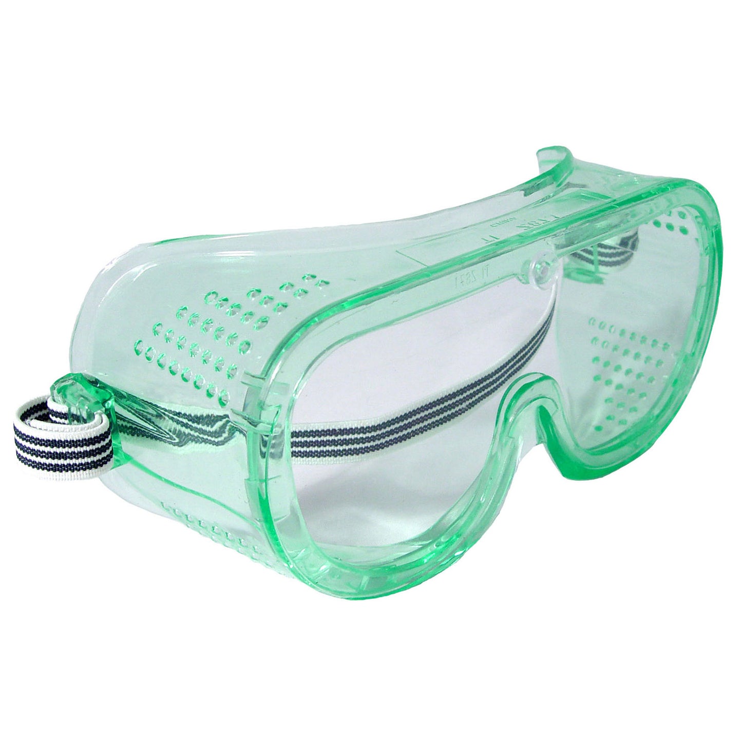 Radians GGP111ID Perforated Safety Goggle - Clear Anti-Fog Lens