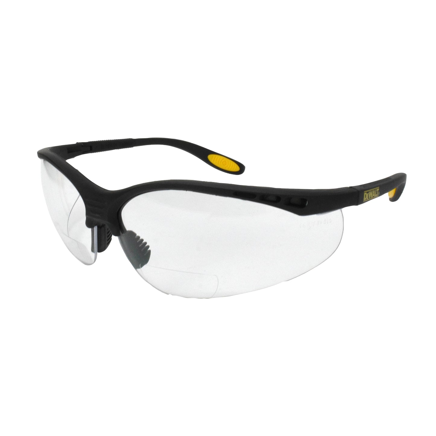 DEWALT DPG59 Reinforcer RX clear lens magnifier safety eyewear - exact manufacturer image