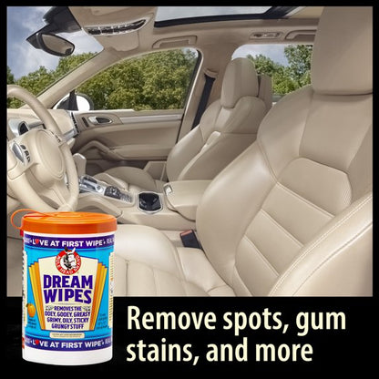 Mule Head Brand Dream Wipes Heavy Duty Citrus Based Cleaning Wipe, 72 Count