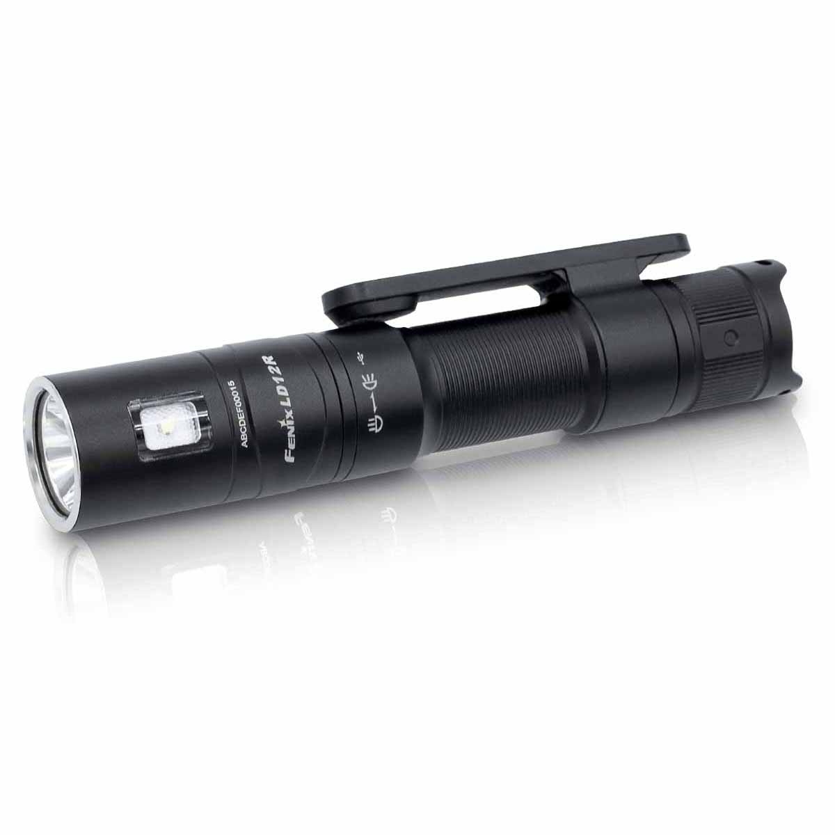 Fenix LD12R 600 lumen dual-light rechargeable flashlight