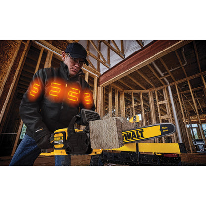 DEWALT Men's Heated Soft Shell Jacket Bare Black