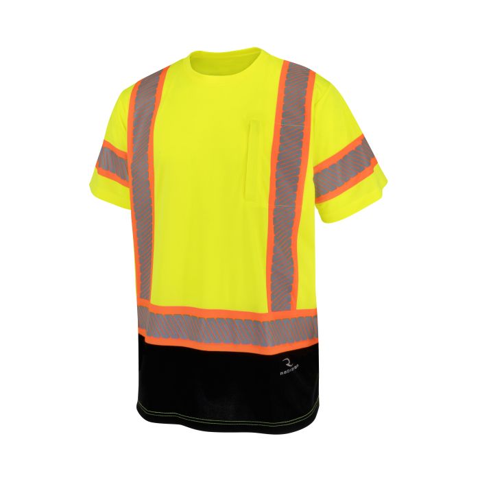 Radians ST42B Class 3 Color Block Hi-Vis Short Sleeve Safety T-Shirt