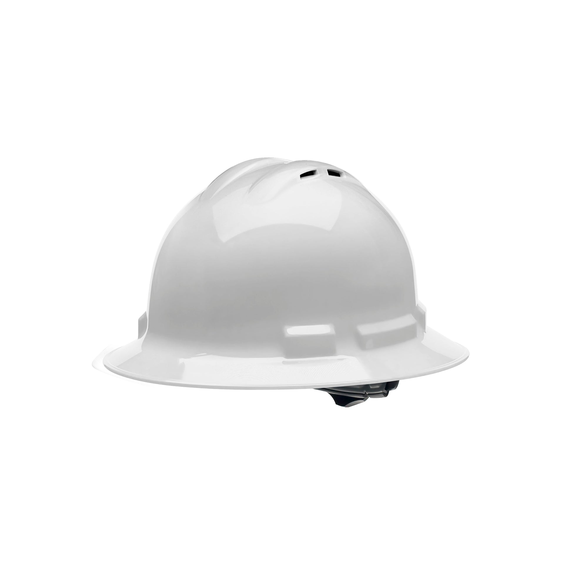 Radians Quartz QHR4V vented 4-point ratchet full-brim hard hat, white