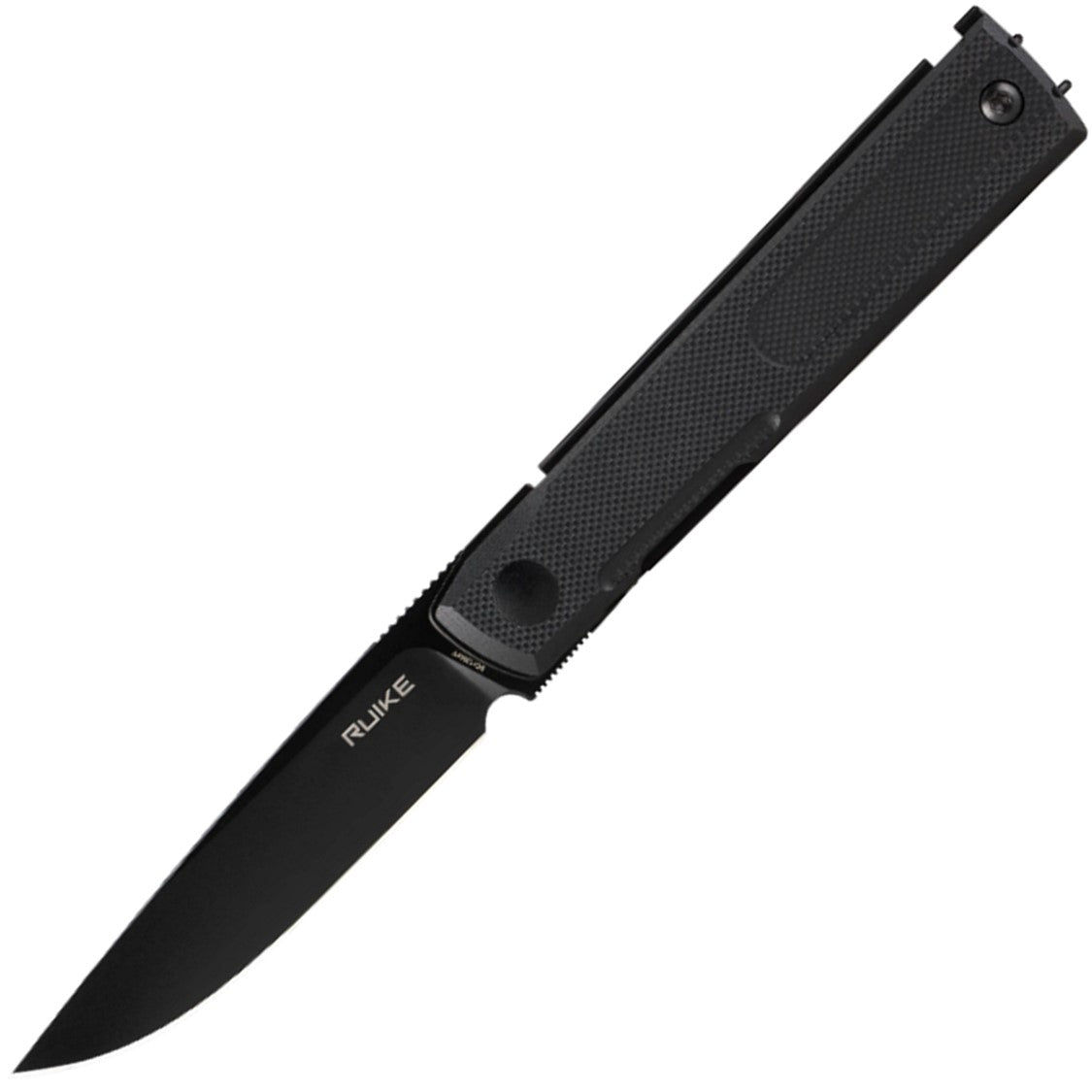 Ruike D712-B black G10 folding knife open