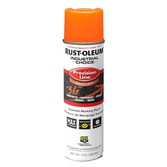 Rust-Oleum Industrial Choice M1600 201516V APWA Orange inverted marking paint