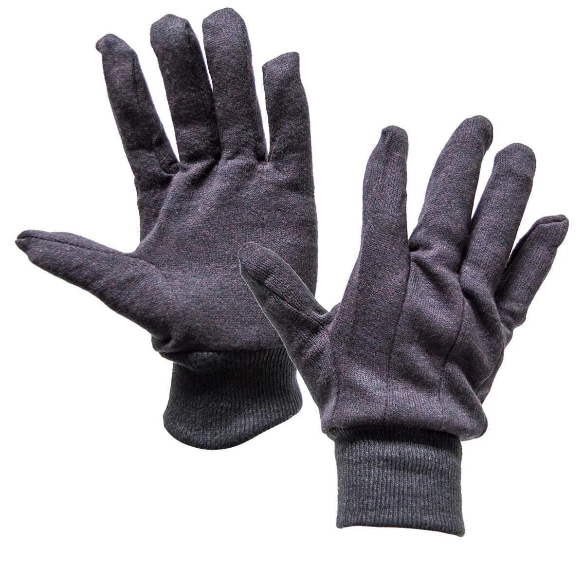 Brown Jersey Gloves J2109 Work Gloves 12 Pack
