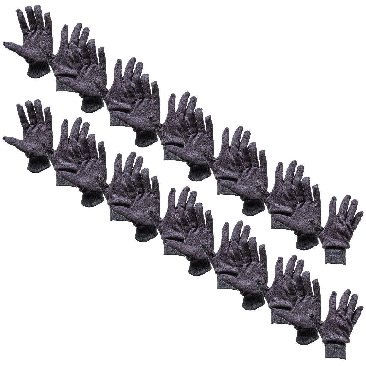 Brown Jersey Gloves J2109 Work Gloves 12 Pack