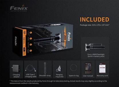 Fenix LR80R 18000 Lumen Super Bright Rechargeable Flashlight