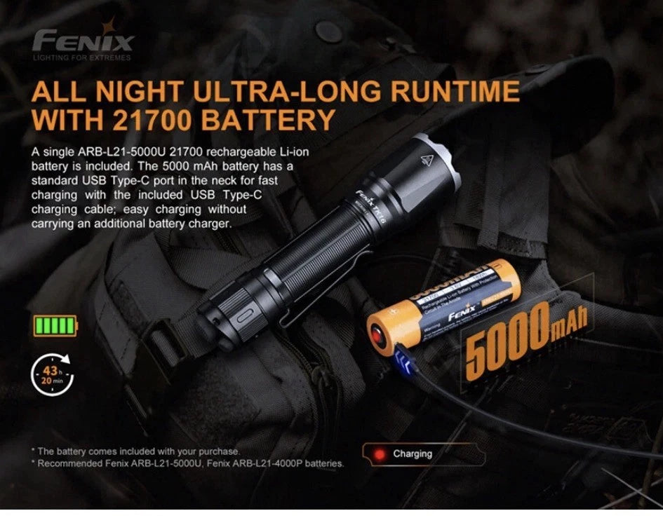 Fenix TK16 V2.0 Dual Tail Switch Flashlight