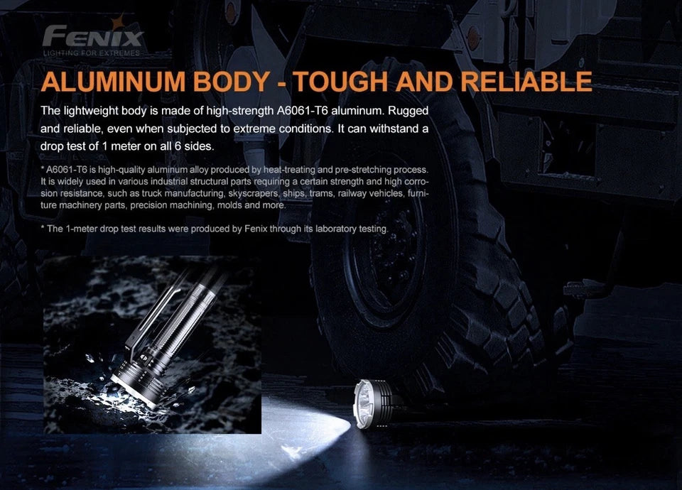 Fenix LR80R 18000 Lumen Super Bright Rechargeable Flashlight