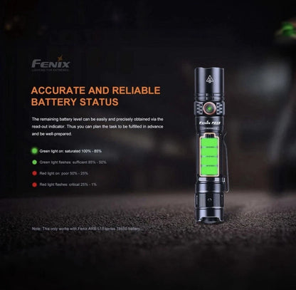Fenix Flashlight PD35 Version 3.0 Rechargeable LED Flashlight (Black)