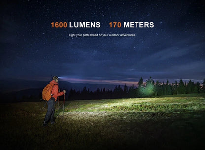 Fenix HM60R V2.0 1600 Lumen Rechargeable Outdoor Headlamp