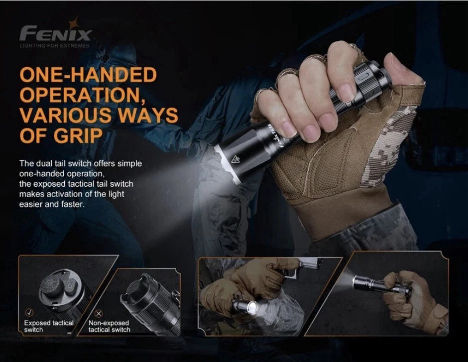 Fenix TK16 V2.0 Dual Tail Switch Flashlight