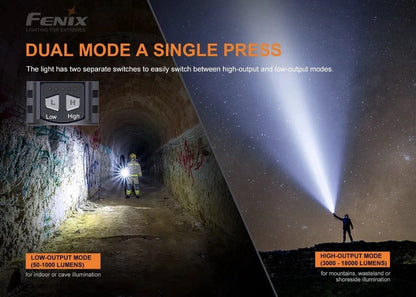 Fenix LR80R 18000 Lumen Super Bright Rechargeable Flashlight