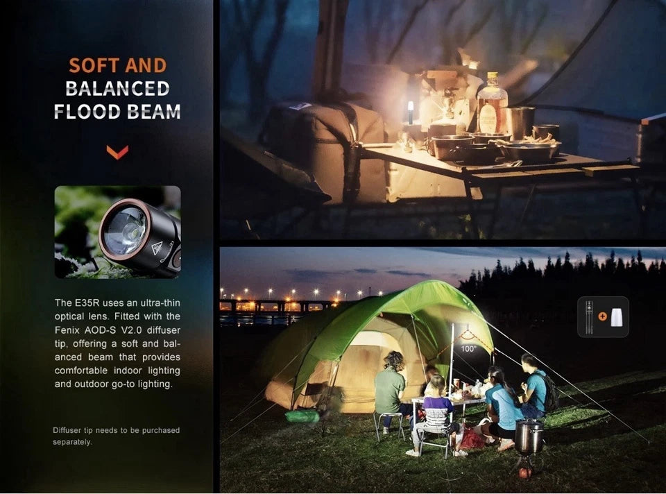 Fenix E35R High-Performance Flashlight