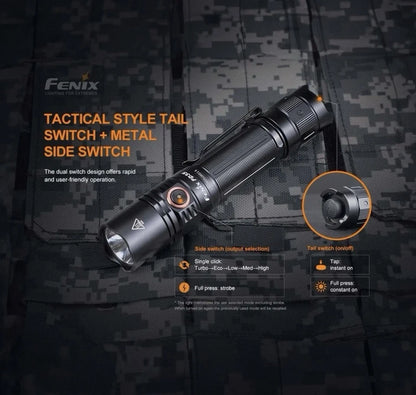 Fenix Flashlight PD35 Version 3.0 Rechargeable LED Flashlight (Black)