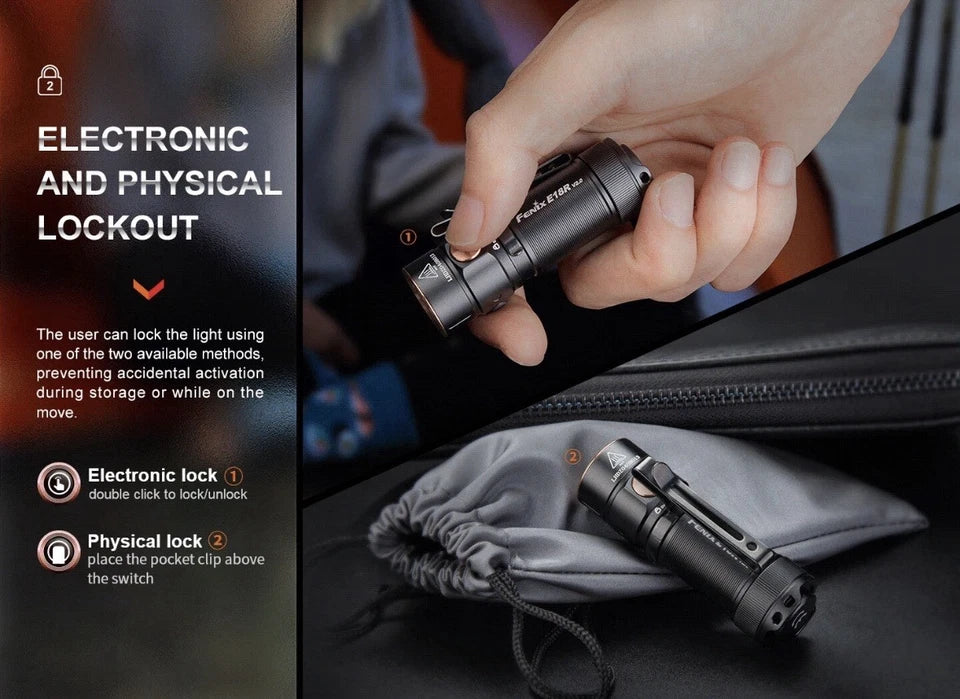 Fenix E18R v2.0 1200 Lumen Rechargeable EDC Flashlight