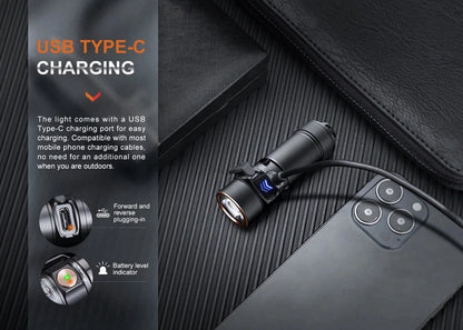 Fenix E18R V2.0 Ultra-Compact High-Performance EDC Flashlight