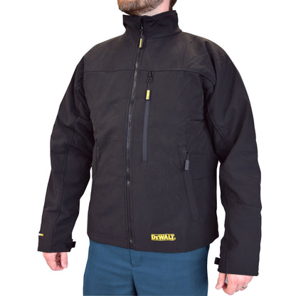 DEWALT Men's Heated Soft Shell Jacket Bare Black