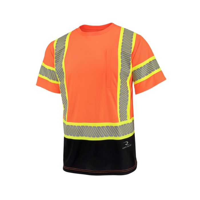 Radians ST42B Class 3 Color Block Hi-Vis Short Sleeve Safety T-Shirt