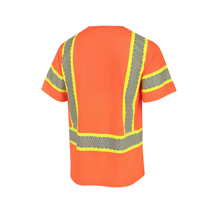 Radians ST42B Class 3 Color Block Hi-Vis Short Sleeve Safety T-Shirt